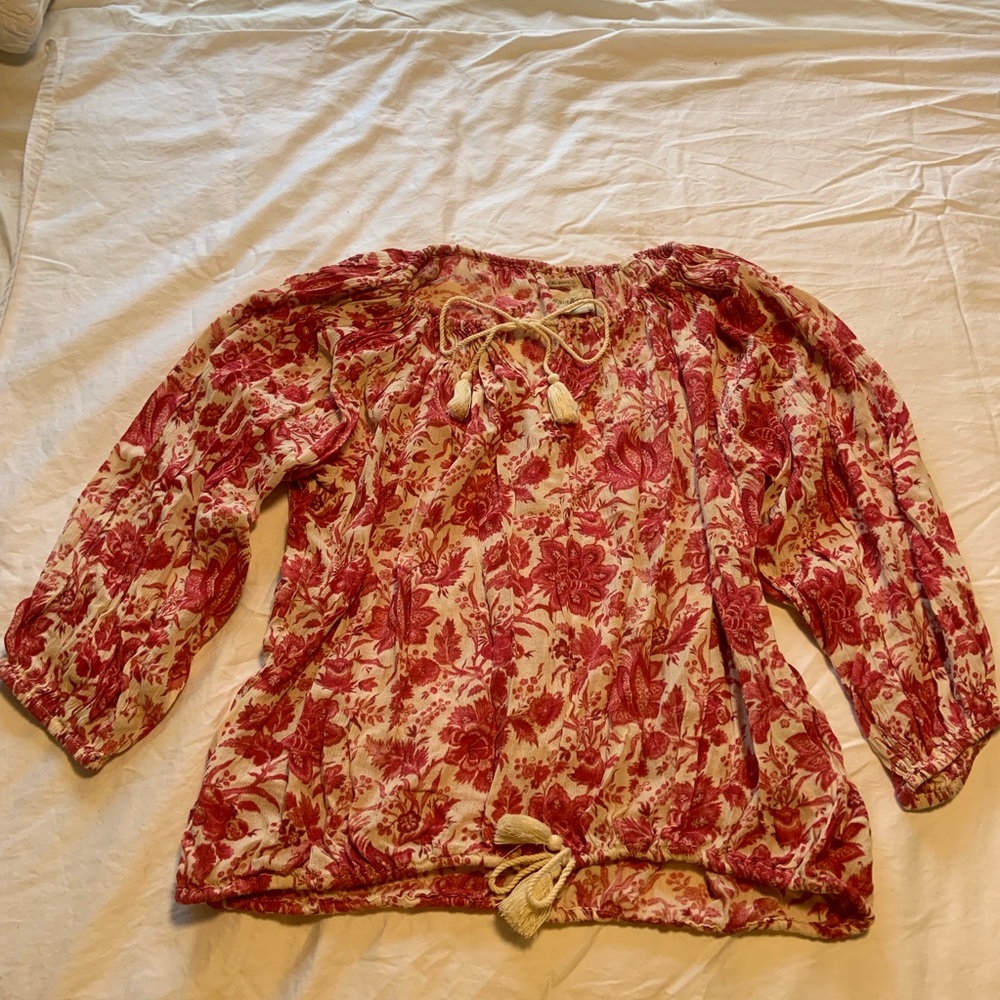 Denim & Supply Ralph Lauren flowered 3/4 shirt